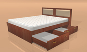 Кровать Комфорт выездные ящики